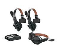 Hollyland Solidcom C1 PRO Auricular Comunicación inalámbrica ENC Sistema de Intercomunicación Cancelación de Ruido Full-Duplex 3 Usuarios 350m PTT Mute, Producción Vídeo Dron Iglesia 1Maestro+2 Remote