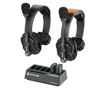 Hollyland Solidcom SE 2.4G Auriculares de intercomunicación inalámbricas Sistema de Auriculares Full Duplex 2 Usuarios Cancelación de Ruido ENC Comunicación de Equipo de 350 m con PTT Silencio