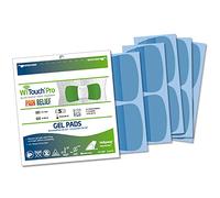 Hollywog gel recargas pad | witouch pro y aleve terapia tens directos | reutilizable | pegajosas pads para tens unidad - 1 paquete de 10 pastillas