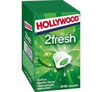 Hollywood 2Fresh Menta verde clorofila grageas sin azúcar 66 g (4 unidades) | Best Deal