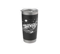 Hollywood California EE.UU. Ver cartel Vaso térmico de acero inoxidable de doble pared