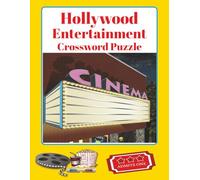 Hollywood Entertainment Crossword Puzzles: People Celebrity Puzzler Superstars Crosswords | movie stars crossword puzzles | 122 pages | 8.5 x 11 ... | crosswords for seniors, adults or teens