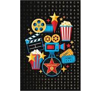 Hollywood Movies & Stars Word Search: 900+ Fun Puzzle Words with Famous Actors, Classic Films, and Celebrity Names: Total 202 Pages with Crosswords and Solutions (Ultimate Word Search Series)