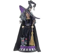 Hollywood Nutcrackers Cascanueces de Bruja de Hollywood, 17 Pulgadas, Negro