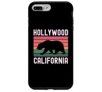 Hollywood Retro Los Ángeles California Vintage Sunset West Carcasa para iPhone 7 Plus/8 Plus