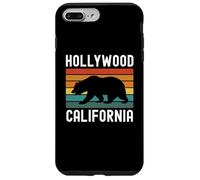 Hollywood Retro Los Ángeles California Vintage Sunset West Carcasa para iPhone 7 Plus/8 Plus