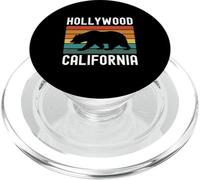 Hollywood Retro Los Ángeles California Vintage Sunset West PopSockets PopGrip para MagSafe