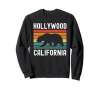 Hollywood Retro Los Ángeles California Vintage Sunset West Sudadera