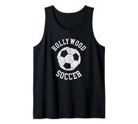 Hollywood Soccer Retro Distressed 90's Vintage Camiseta sin Mangas