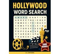 Hollywood Word Search: Puzzles About Entertainment World, Movies, Celebrities & Music, Large Print Word Search Puzzles for Adults & Teens