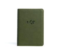 Holman Bible Pu KJV Large Print Compact Reference Bible, Olive L (de piel falsa)