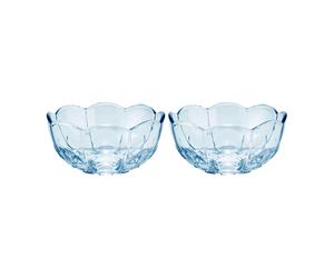 Holmegaard 2 Boles Lily Ø13 cm Blue iris