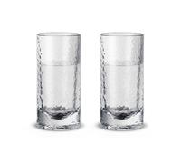 Holmegaard 2 Vasos alargados Forma 32 cl transparente