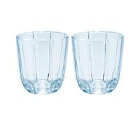 Holmegaard 2 Vasos de agua Lily 32 cl Blue iris