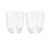 Holmegaard 2 Vasos de agua Lily 32 cl transparente