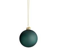 Holmegaard Bola de navidad Souvenir Ø8 cm verde oscuro