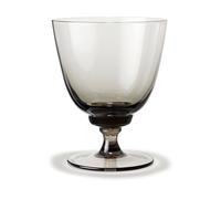 Holmegaard Vaso con pie Flow 35 cl Smoke