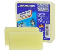 Holmenkol Alphamix WC yellow 2x35g Cera caliente One Size Verde