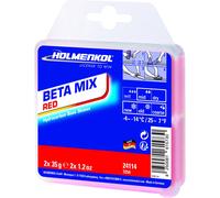 Holmenkol Betamix WC red 2x35g Cera caliente Talla única Rojo