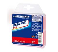 Holmenkol Cera para Esquís Hydrocarbon Betamix Red - 2x 35g Basiswachs Cera