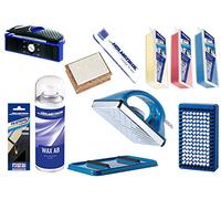Holmenkol Set profesional 11teilig Wax Esquí Snowboard Nordic Cera Cuidado Reparación semi Edger