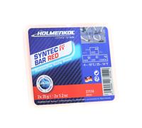 Holmenkol Syntec FF Bar 2x35g red Cera caliente Talla única Rojo