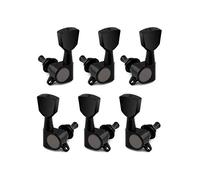 Holmer Clavijas de afinación de cuerda selladas, cabezales de máquina Grover, teclas de afinación, estilo clásico Keystone 3, izquierda, 3 derecha, para guitarra eléctrica o guitarra acústica, color