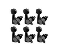 Holmer Clavijas de afinación para cuerdas de guitarra, cabezales de máquina sellados, teclas de afinación Grover, botón ovalado de 6 en línea para guitarra eléctrica diestra o guitarra acústica, color