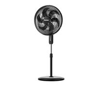 HOLMES BIG BREEZE Ventilador de pie de 16 pulgadas, potente flujo de aire, oscilación de 80°, 3 velocidades, 6 cuchillas, altura ajustable, inclinación de cabeza de 30°, ideal para el hogar, recámara,