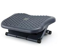 HOLMIOS EASY SOLUTIONS! - Reposapies Ergonomico con Función Masaje de Color Negro | Reposapies Escritorio Oficina Ajustable - Soporta Hasta 25 Kg
