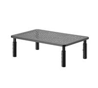 HOLMIOS EASY SOLUTIONS! Soporte Elevador Monitor Escritorio - Compatible con 370mm / 235mm y Altura Regulable (100mm / 120mm / 140mm) | Fácil y Rápido de Instalar