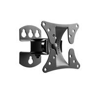 Soporte Tv Pared Giratorio|Inclinable - HOLMIOS H55001, De 13 "a 27 ", 75X75 / 100X100, Negro
