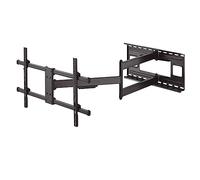 HOLMIOS Soporte de TV Pared con Brazo Extra Largo 43/80 Pulgadas | VESA 800x400 | Máx. 50kg | Inclinación, Oscilación y Ajuste de Distancia | Negro