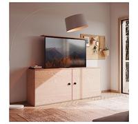 HOLMIOS Soporte TV Motorizado para Mueble Oculto | 37 a 80 Pulgadas | Peso Máx 60kg | Altura Regulable