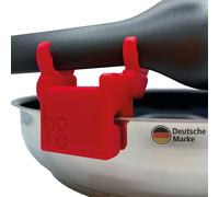 holo Soporte para cucharas 2 en 1 para borde de la sartén, ayudante de cocina modular de silicona resistente al calor, apto para lavavajillas, color rojo/conocido por Kickstarter (1)