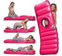 HOLO The Original - Almohada inflable para embarazo, colchón inflable de maternidad de cuerpo completo con agujero para el abdomen, para un máximo apoyo y comodidad para dormir, di adiós a los dolores