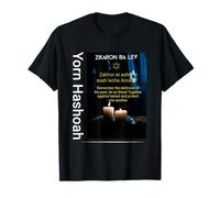Holocaust Rembr Memorial Day, Yom HaShoah, Zikaron ba Lev Camiseta