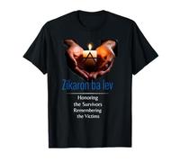 Holocaust Rembr Memorial Day, Yom HaShoah, Zikaron ba Lev Camiseta