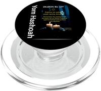 Holocaust Rembr Memorial Day, Yom HaShoah, Zikaron ba Lev PopSockets PopGrip para MagSafe