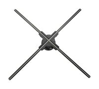 Holograma 3D 65cm con WiFi y Bluetooth,Proyector Holograma 3D con 768 Leds y 2500 CD/m²,1500+ vídeos 3D gratuitos,Ventilador Holograma 3D para Exposiciones,Tiendas,centros comerciales,Festivales