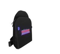 Holograma 3D, Mochila LED dinámica con Control por aplicación, con píxeles Inteligentes, for Hombres y Mujeres, Ideal como Bolso de Mensajero con Grafiti DIY.