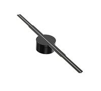 Holograma 3D, Proyector de pantalla de publicidad de ventilador de holograma 3D de 16.3 ", 224 cuentas LED que controlan fácilmente el arte flotante decorativo for Chrismas Halloween Streets Malls P42