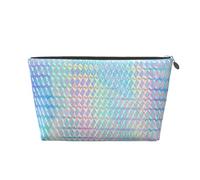 Holograma Colorido del Color del Arco Iris holográfico, Bolsa de artículos de tocador Bolsa de Maquillaje Bolsa de cosméticos Bolsa de artículos de tocador de Viaje portátil
