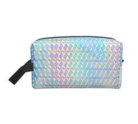 Holograma Colorido del Color del Arco Iris holográfico, Bolsa de Maquillaje Bolsa de cosméticos Bolsa de artículos de tocador de Viaje portátil Organizador de Bolsa de Maquillaje
