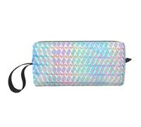 Holograma Colorido del Color del Arco Iris holográfico, Bolsa de Maquillaje Bolsa de cosméticos Bolsa de artículos de tocador de Viaje portátil Bolsa de Maquillaje