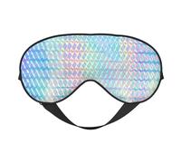 Holograma colorido del color del arco iris holográfico, Cubreojos completos Antifaz bloqueador de luz Antifaz para dormir Antifaz suave con los ojos vendados Noche