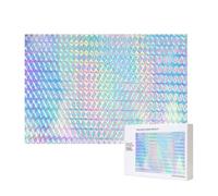 Holograma de Colores del Arco Iris Colorido holográfico,Rompecabezas de Madera de 300 Piezas, Juego Familiar, Rompecabezas para Adultos, Adolescentes, decoración del hogar