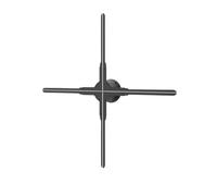 Holograma de Halloween, Proyector De Pantalla Holográfica 3D con Ventilador Y Cuentas Lámpara LED Negras para Tienda, Navidad