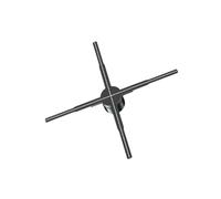 Holograma de Halloween, Proyector Holográfico con Ventilador 3D WiFi, Pantalla Publicitaria Comercial, Control Remoto para Tienda, Navidad