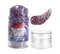 Holographic Body Glitter, Makeup Glow Stick, Lightweight Shimmer Gel with High Reflect Effect, Easy Apply Cosmetic for Night Club Carnival Use, Festive Beauty Accessory for Concert Party Looks
